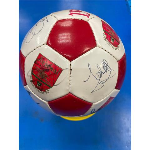 Arsenal F.C 1995/96 Multi Signed Hero Football - Stock Z118