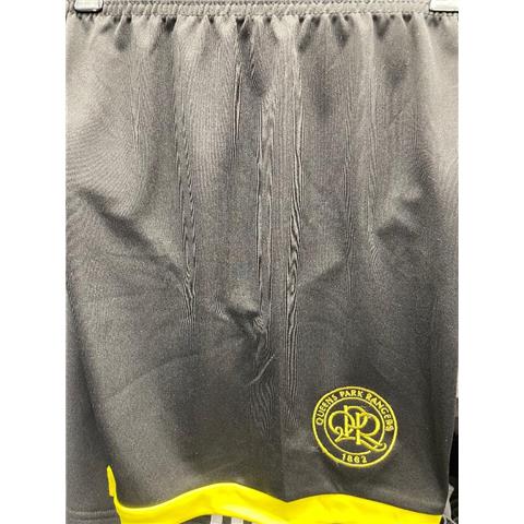 Queens Park Rangers Black/Yellow Junior Training Shorts