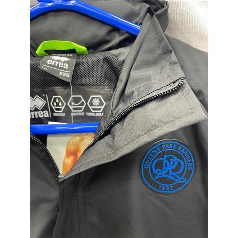 Queens Park Rangers Youth Rain Jacket Black/Royal) 2025/26