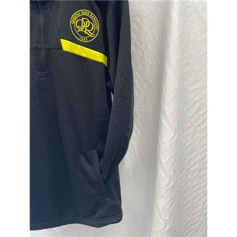 Queens Park Rangers Giubinno 1/4 Zip Jacket (Black/Yellow)