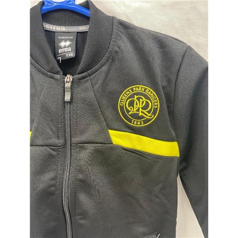 Queens Park Rangers Warm Up Full Zip Jacket (Black/Yellow)