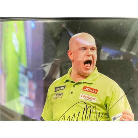 Michael van Gerwen Hand Signed Picture