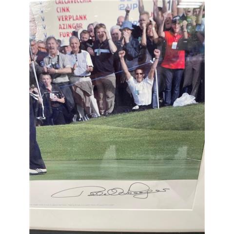 Bernhard Langer Hand Signed Picture - Stock Z115