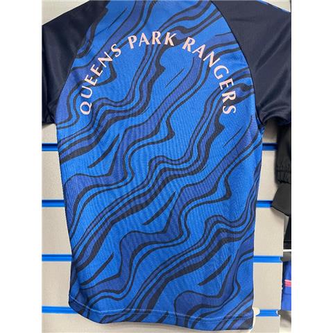 Queens Park Rangers Youth Warm Up Tee Navy/Pink 2024/25