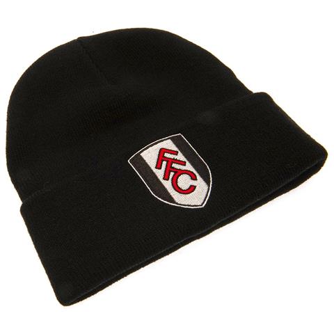 Fulham F.C Black Cuff Beanie