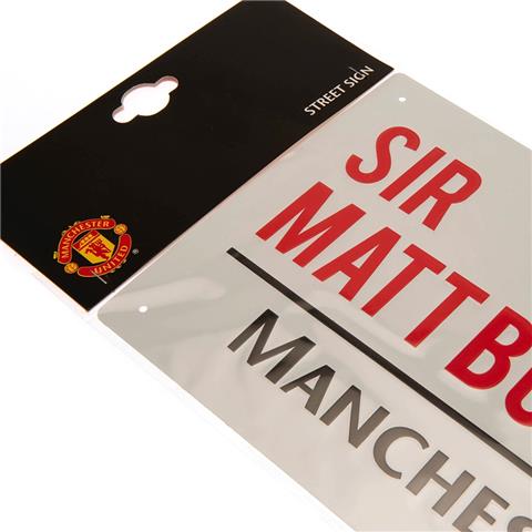 Manchester United F.C Sir Matt Busby Way Street Sign