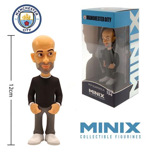 A8 Manchester City F.C Guardiola MINIX Figure 12 cm