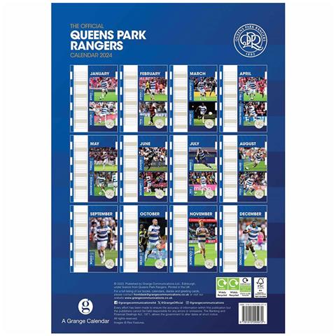 Queens Park Rangers F.C A3 Calendar 2024