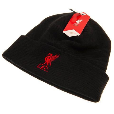 Liverpool F.C Black Cuff Beanie
