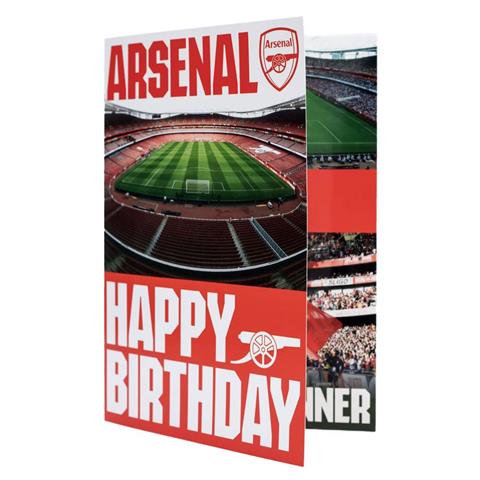 Arsenal F.C Musical Birthday Card