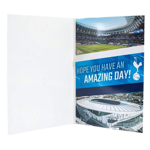 Tottenham Hotspur F.C Musical Birthday Card