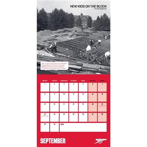 Arsenal F.C Legends Square Calendar 2025