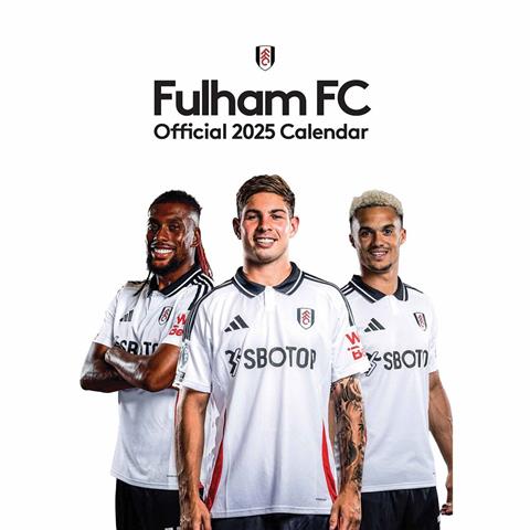 Fulham F.C A3 Calendar 2025