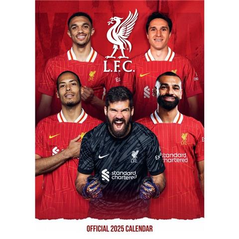 Liverpool F.C A3 Calendar 2025