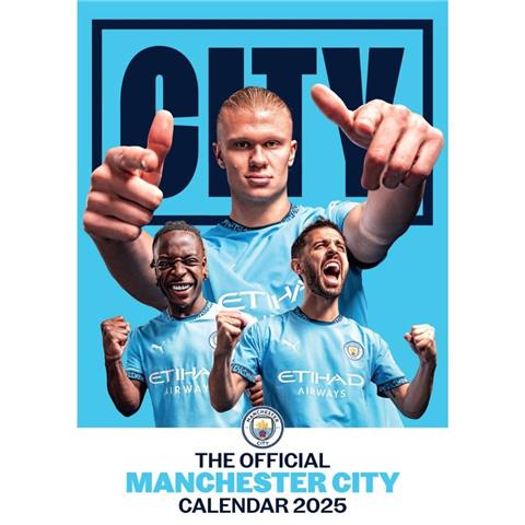 Manchester City F.C A3 Calendar 2025