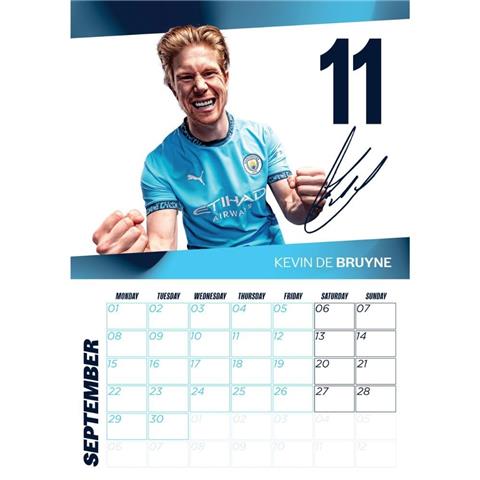 Manchester City F.C A3 Calendar 2025