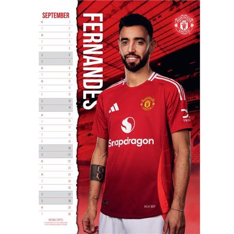 Manchester United F.C A3 Calendar 2025