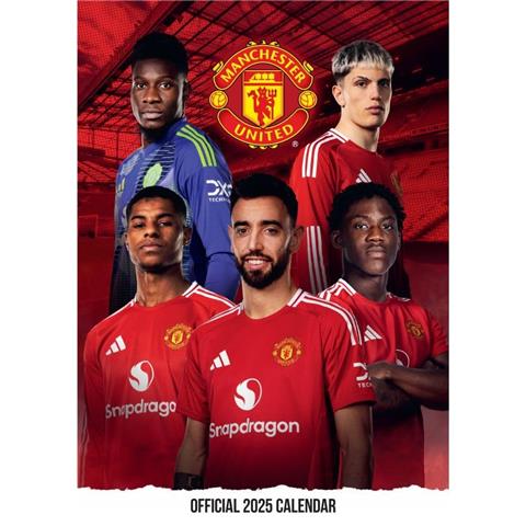 Manchester United F.C A3 Calendar 2025