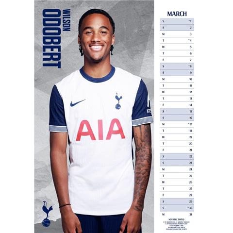 Tottenham Hotspur F.C A3 Calendar 2025