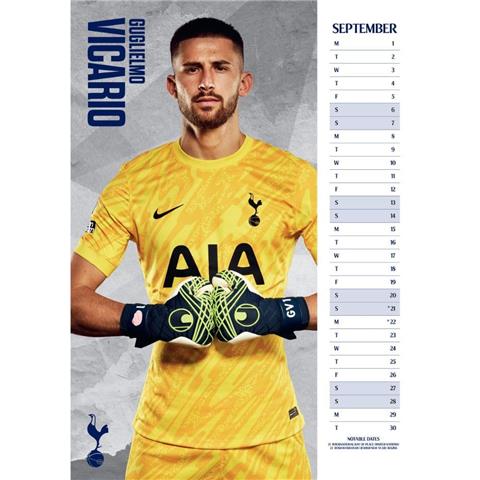 Tottenham Hotspur F.C A3 Calendar 2025