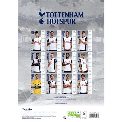 Tottenham Hotspur F.C A3 Calendar 2025