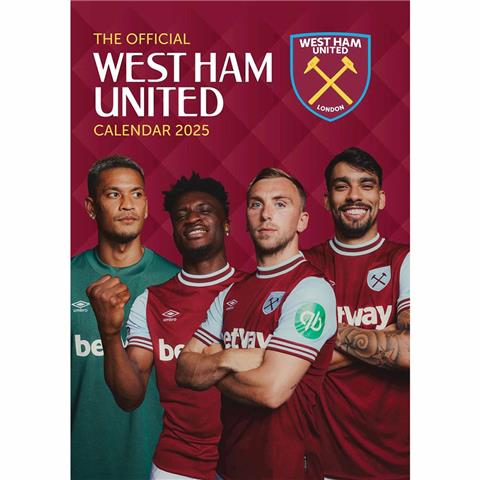 West Ham United F.C A3 Calendar 2025