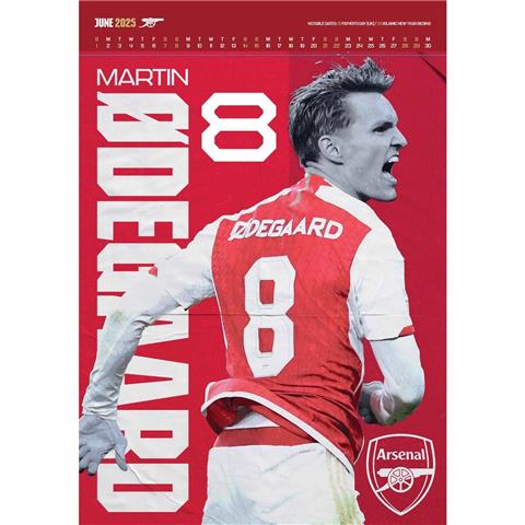 Arsenal F.C Deluxe Calendar 2025