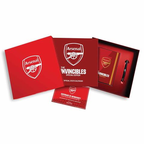 Arsenal F.C Calendar,Diary & Musical Gift Box 2025