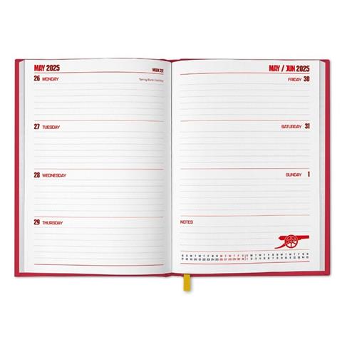 Arsenal F.C A5 Diary 2025