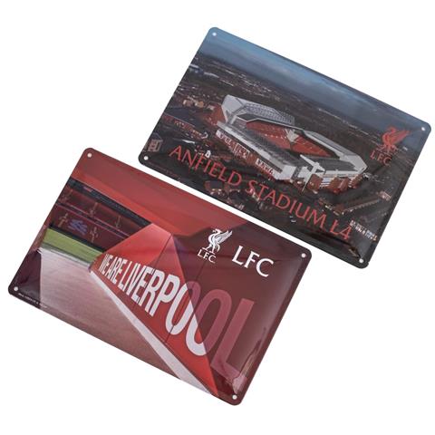 Liverpool F.C 2 Pack Stadium Sign