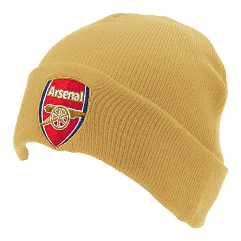 Arsenal F.C Gold Cuff Beanie