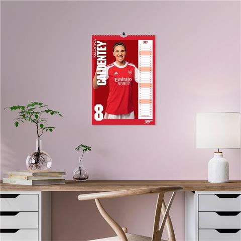 Arsenal F.C Womens A3 Calendar 2026