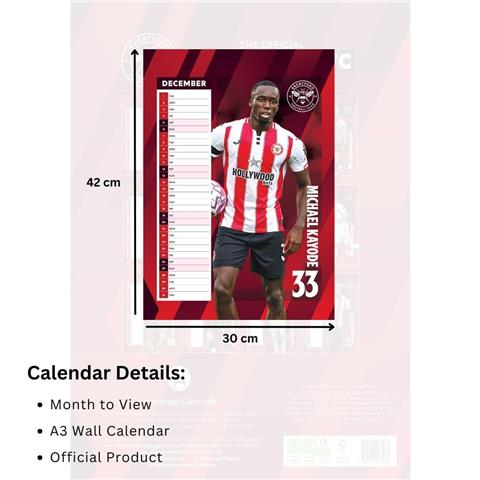 Brentford F.C Calendar 2026