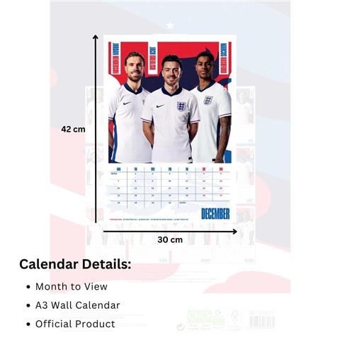 England FA Calendar 2026