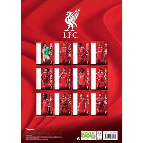 Liverpool F.C Calendar 2026