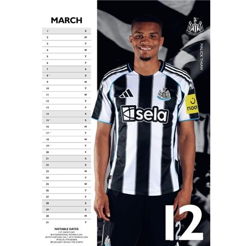 Newcastle F.C Calendar 2026