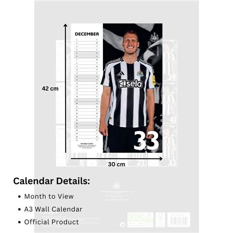 Newcastle F.C Calendar 2026