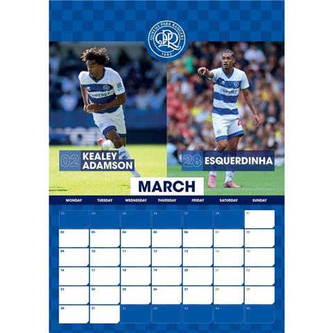 Queens Park Rangers F.C Calendar 2026
