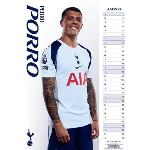 Tottenham Hotspur F.C Calendar 2026