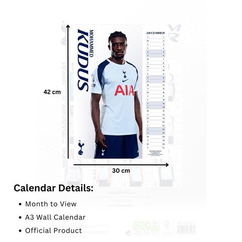 Tottenham Hotspur F.C Calendar 2026