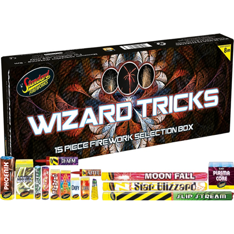 Standard Wizard Tricks Selection Box Of 15 Fireworks